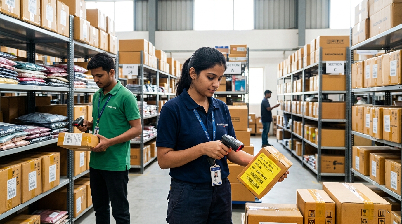 Warehouse SKU Labelling System for Marketplace Sellers